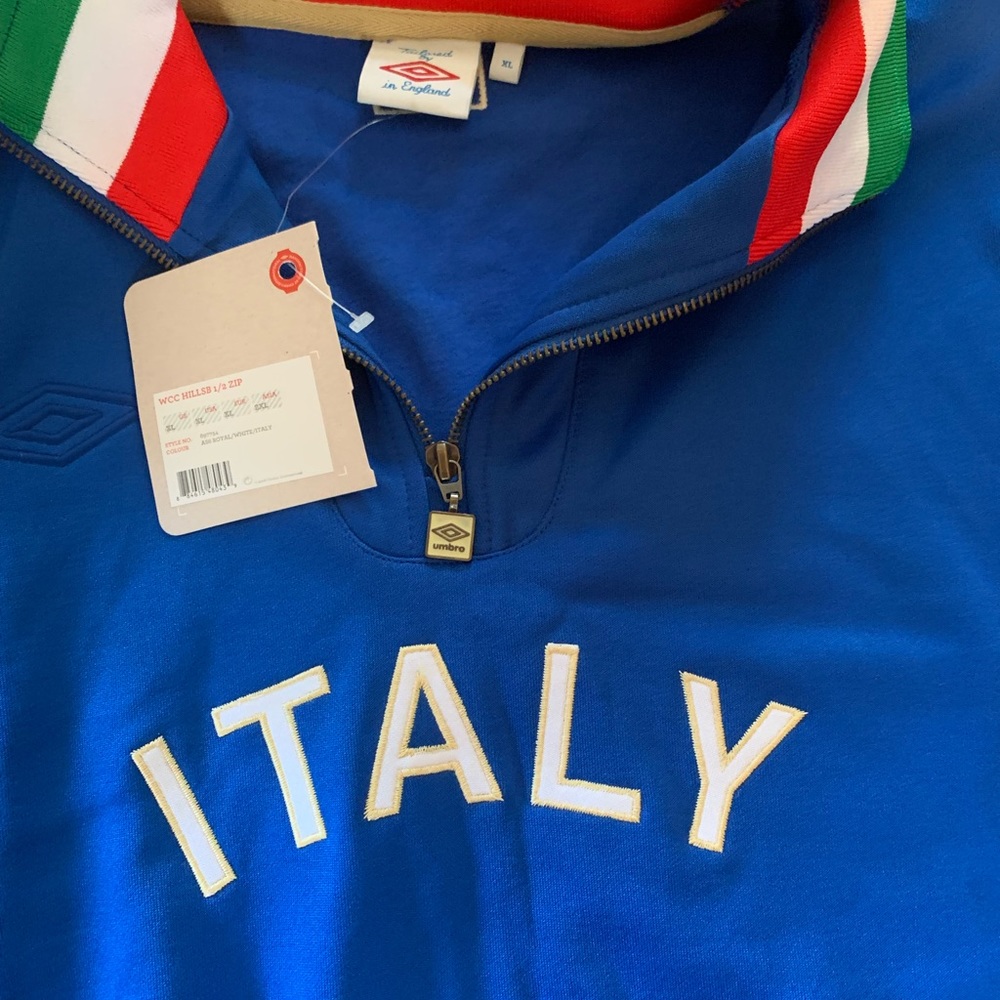 SOLD - NWT Umbro Off Field Half Zip Italian Jacket - Picture 8 of 8
